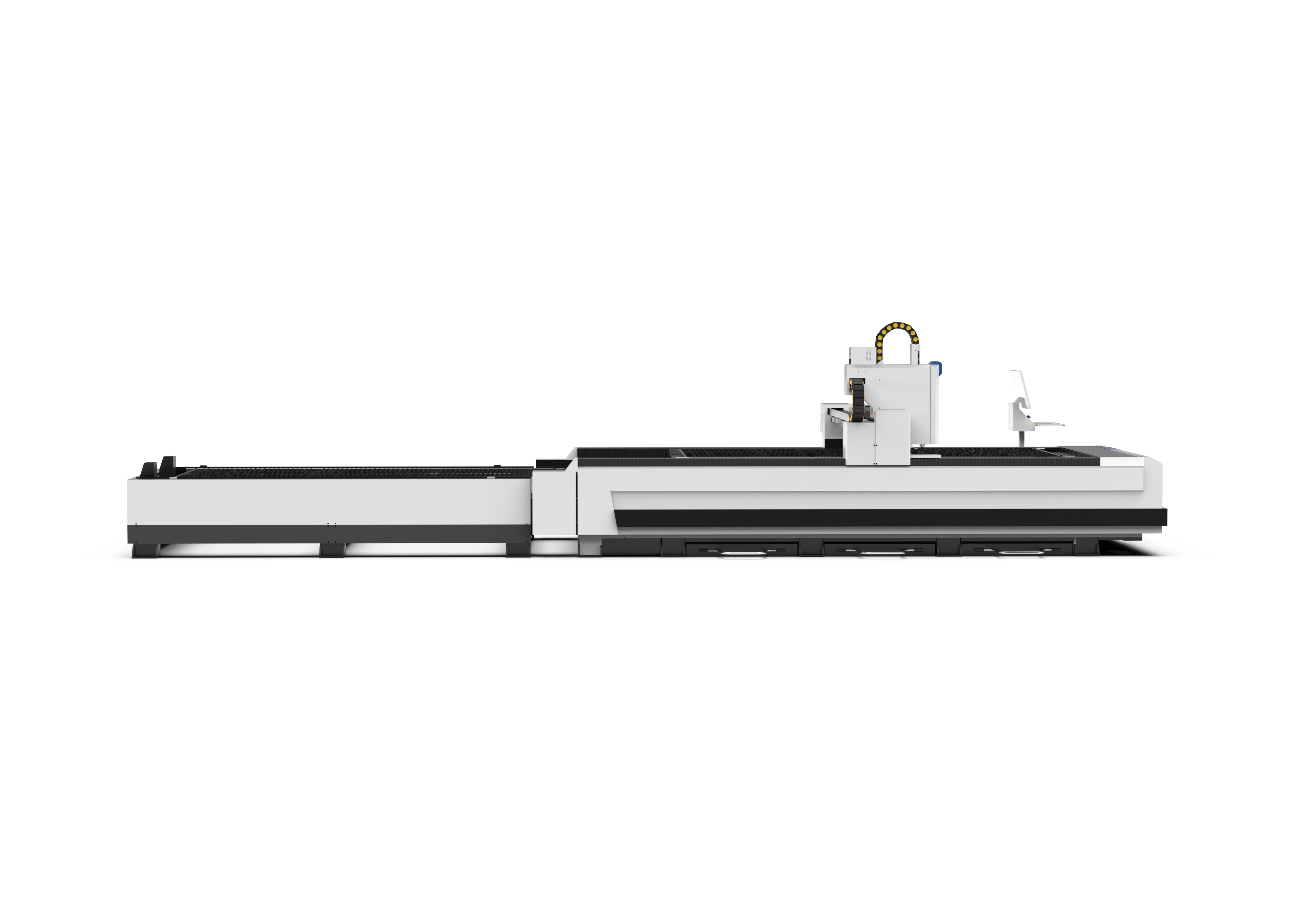 Machine de découpe laser à fibre de feuille de plate-forme échangeable