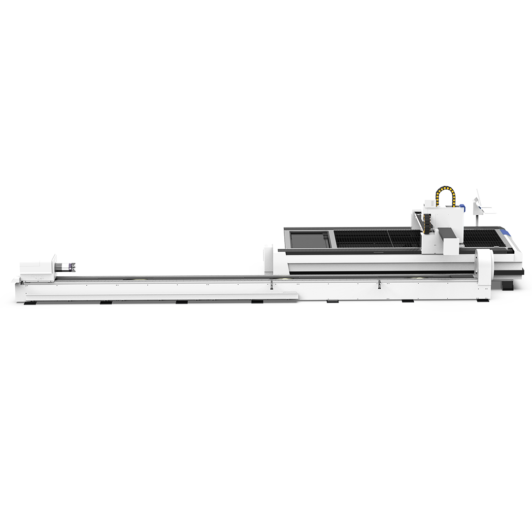 Machine de découpe laser de feuilles de tubes à double plate-forme